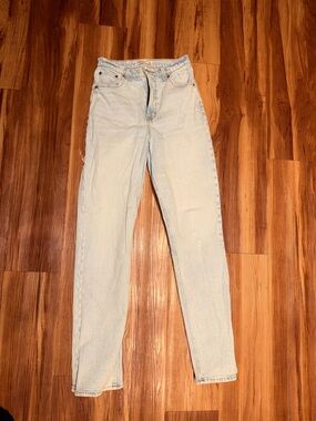 Abercrombie & Fitch Light Wash Blue High-Rise Jeans